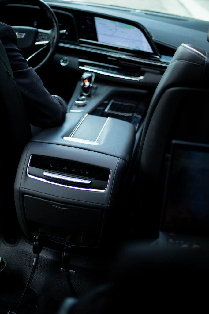 Executive ground transportation Denver Colorado Luxury Driver Cadillac Escalade